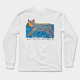 Small paws, big ocean Long Sleeve T-Shirt